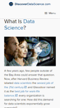 Mobile Screenshot of discoverdatascience.com